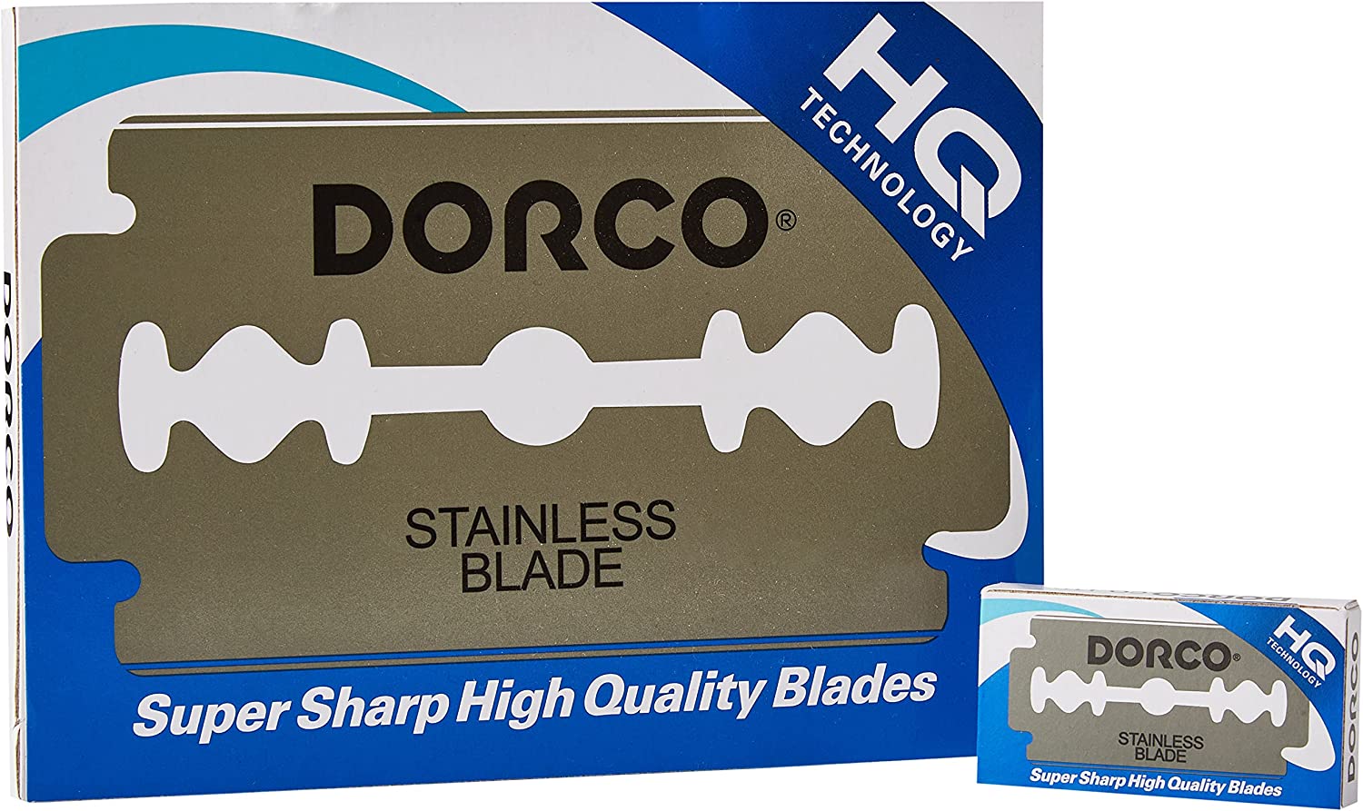 Dorco Double Edge Razor Blade 100ct Blue