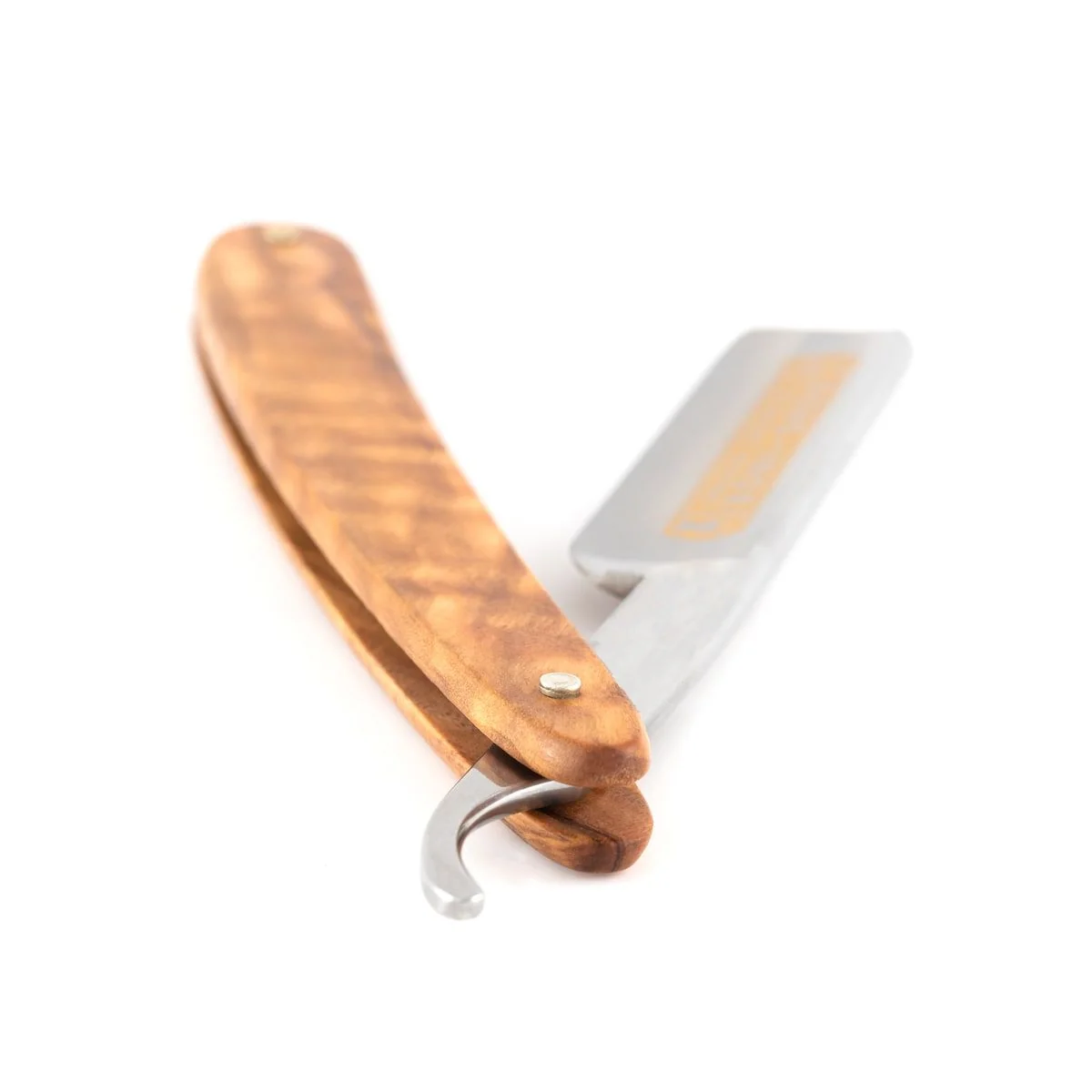 Dovo Inox Straight Razor, Olive Wood Handle, 5/8 in. - Image 4