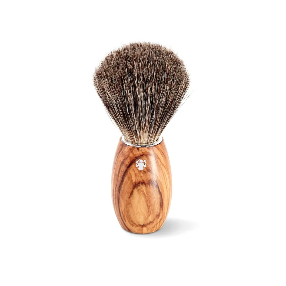 Dovo Olive Wood Shaving Brush - Image 4