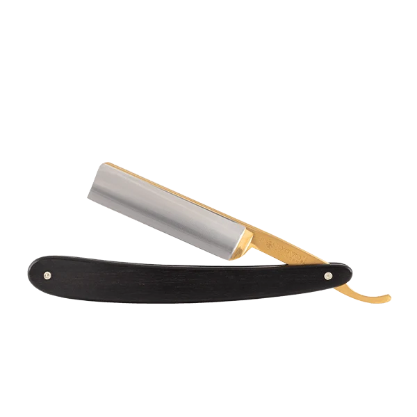 Dovo Straight Razor, Without engraving, Ebony 5/8 in.