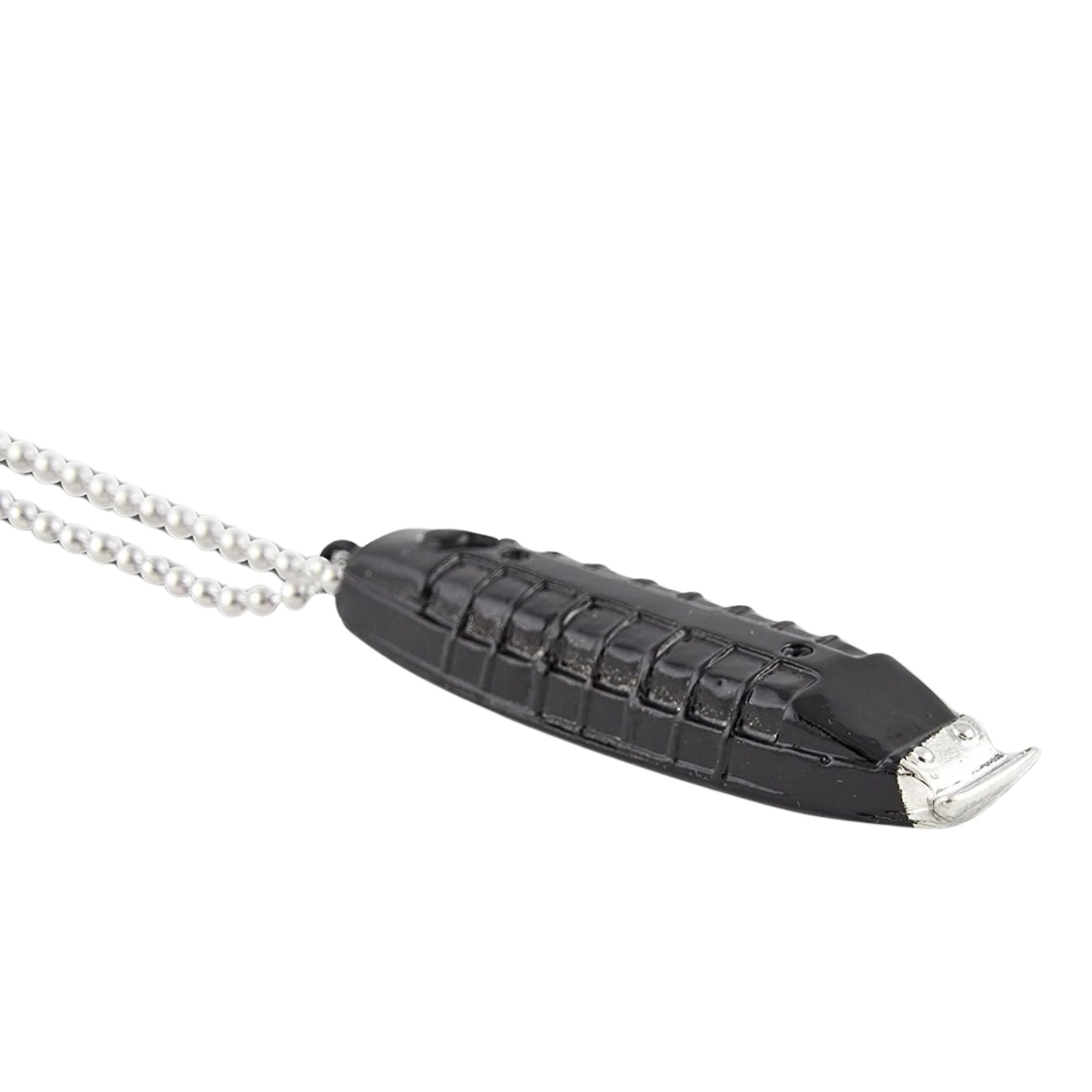 MD Clipper Necklace Black - Image 2