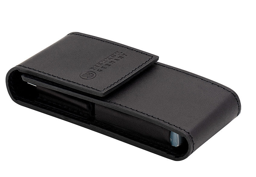 Merkur Leather Case empty for Razor 23001 and 10 Blades, Black - Image 4