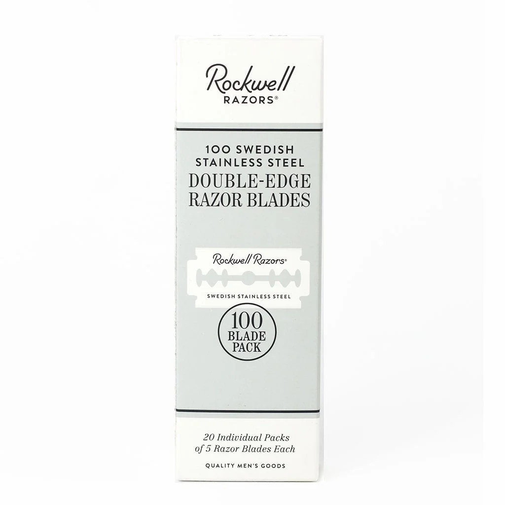 Rockwell Razors Double-Edge Razor Blades - 100-Pack